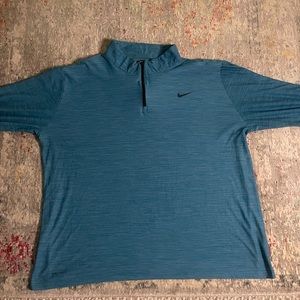 Nike- Zip Dri-Fit Pullover, Size XXL, Color- Blue